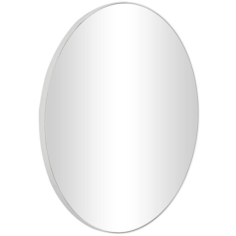 Black, White or Gold Wood Wall Mirror with Thin Frame