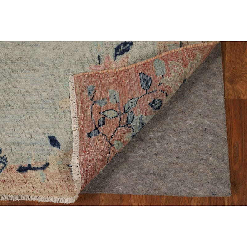 Art Deco Turkish Rug Vegetable Dye Hand-Knotted Wool Carpet - 5'0"x 7'0"