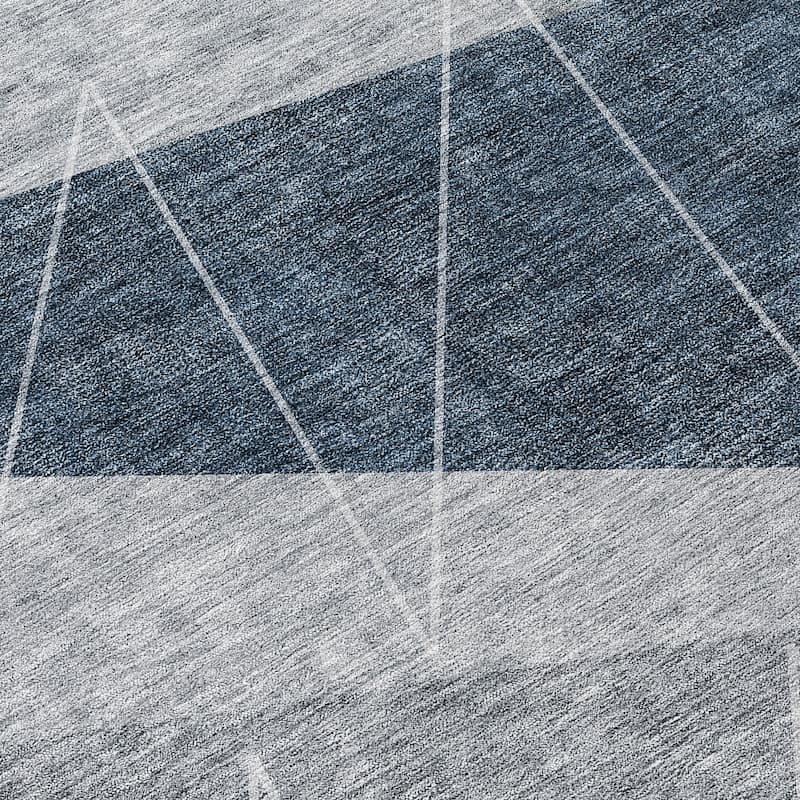 Machine Washable Indoor/ Outdoor Chantille Modern Prism Rug