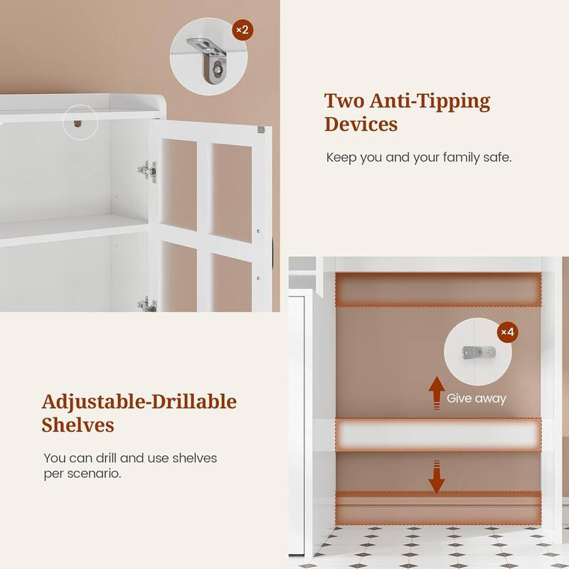 Over The Toilet Bathroom Storage Cabinet Toilet Storage Shelves