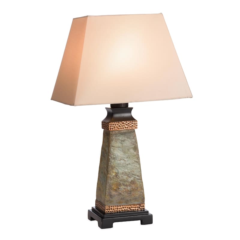 Weatherproof Slate Outdoor Table Lamp