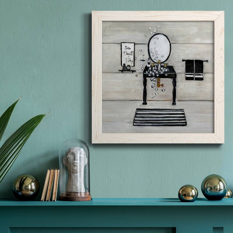 Neat and Tidy Bath-Premium Framed Canvas - Ready to Hang