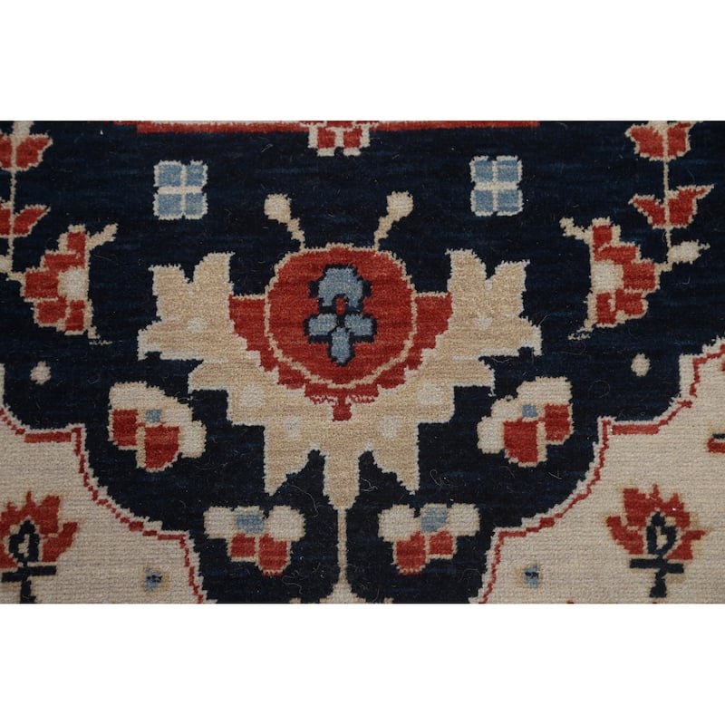 Floral Kashan Mohtasham Turkish Oriental Area Rug Wool Hand-knotted - 9'9" x 13'0"