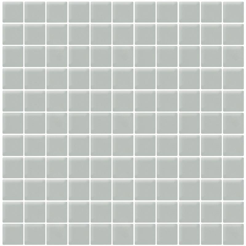Apollo tile 12" x 12" Colorway Matte Gray Glass Tile (9.67 sq ft/case) - 10 Pack