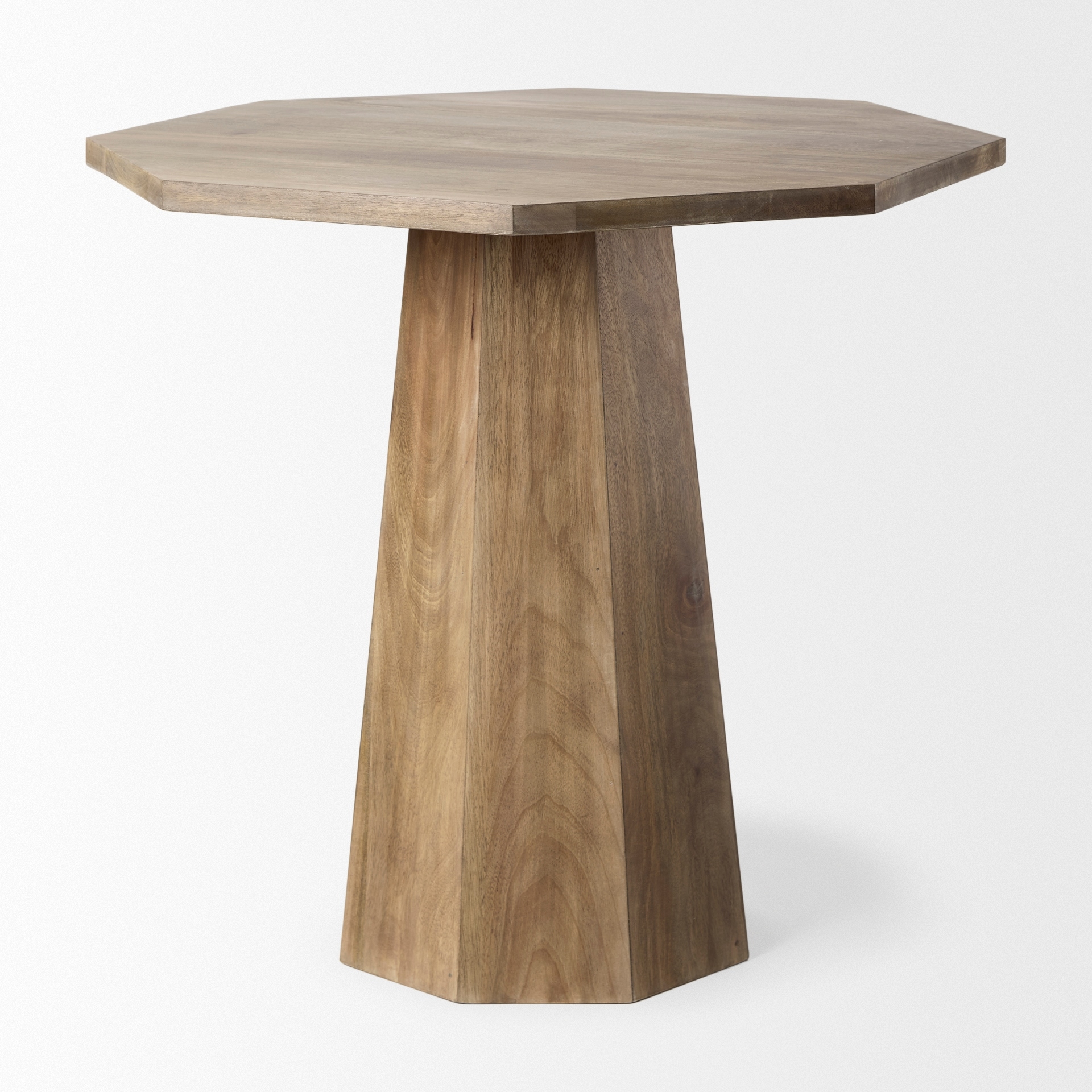 Maxine Hexagonal Wood Foyer Table - Stylish Entryway