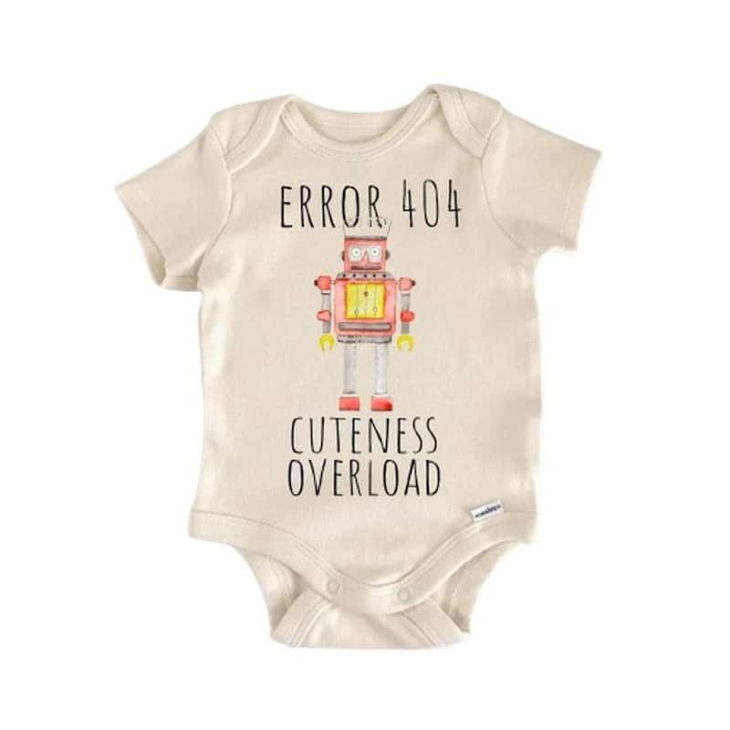 Robot Ai Robotics Team - Baby Boy Girl Clothes Infant Bodysuit Funny Cute Newborn