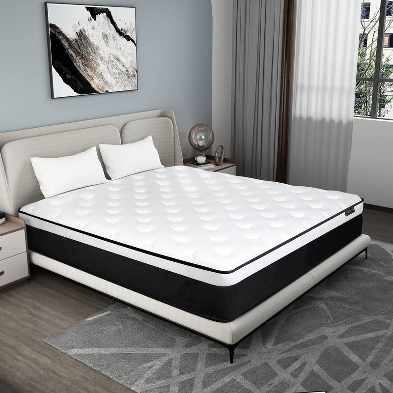 12" Medium Memory Foam Hybrid Mattress in a box - Full