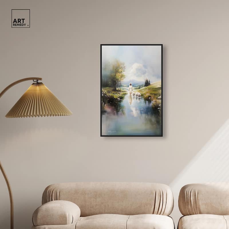 Caretaker's Calm Crossing II Canvas by Art Remedy