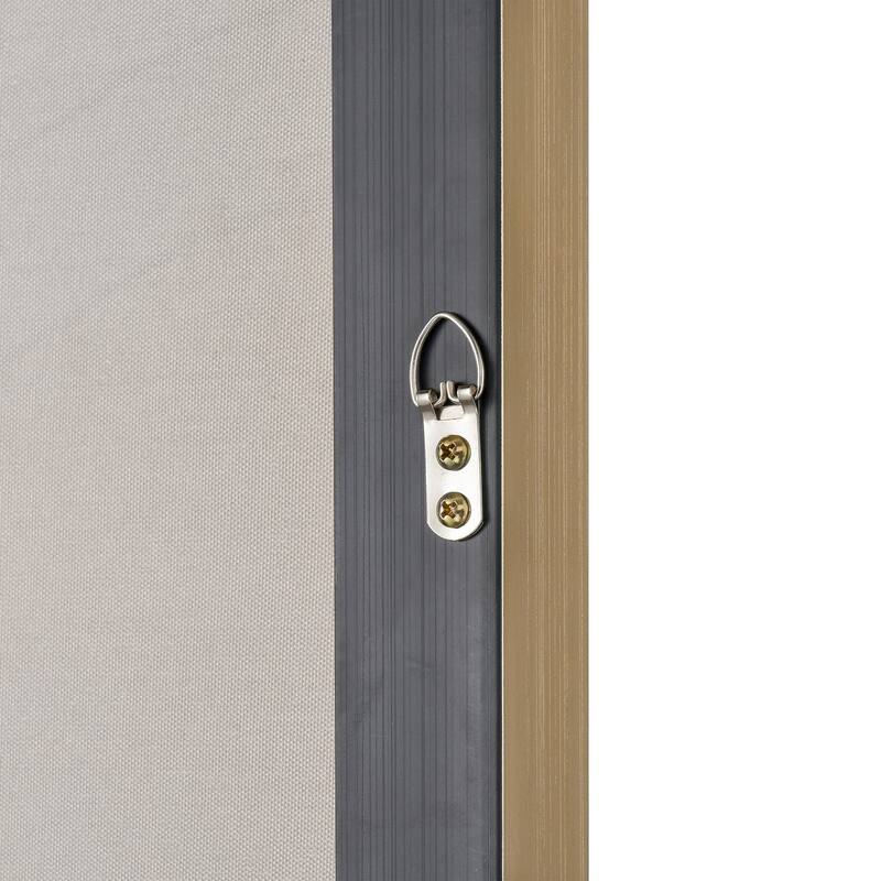 Elk Home Optimist Ochre Fabric 35.5 Inch Wide Wall Art