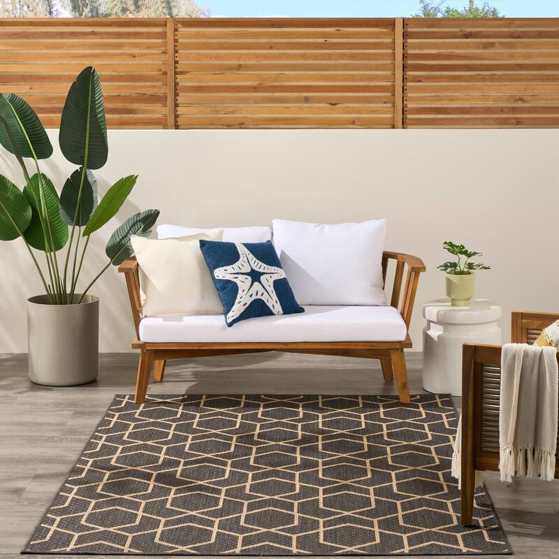 Nourison Horizon Indoor/Outdoor Geometric Area Rug