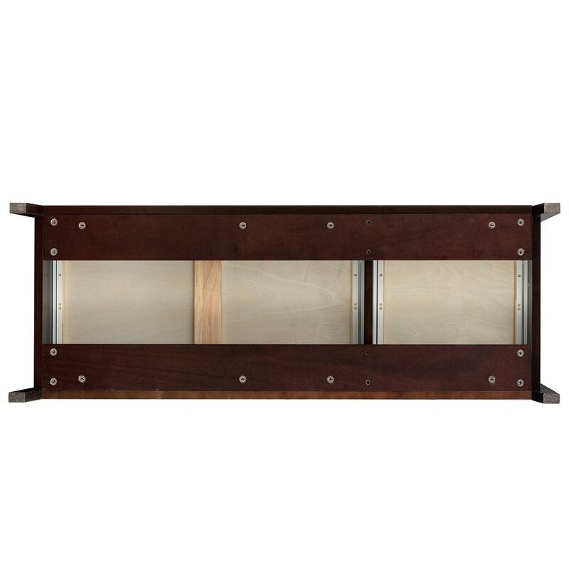 Modern Solid Wood Drawer Dresser with Retro Round Handles