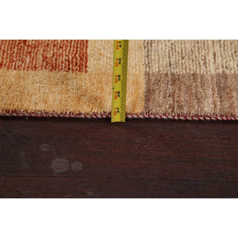 Modern Gabbeh Kashkoli Oriental Area Rug Wool Hand-knotted Carpet - 3'0" x 4'7"
