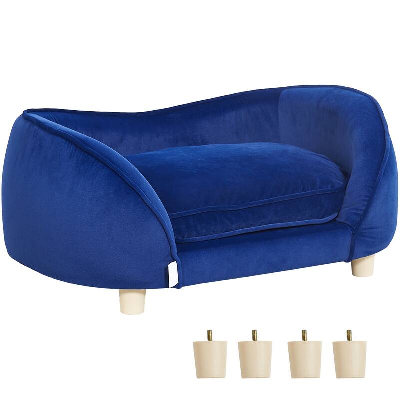 Pet Sofa Soft Velvety Dog Sofa Bed Cat Sofa