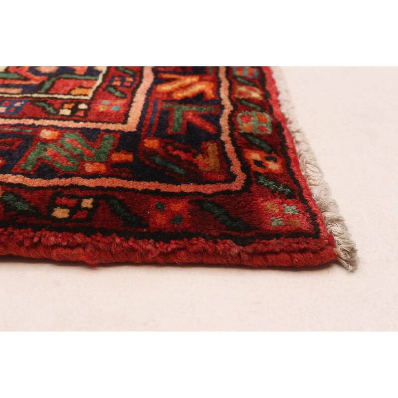 ECARPETGALLERY Hand-knotted Andelz Red Wool Rug - 3'9 x 10'5