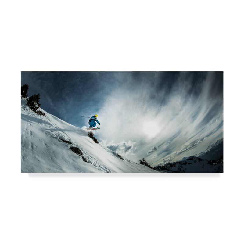 Eric Verbiest 'Ski Jump' Canvas Art