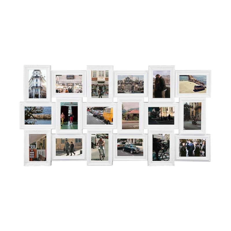 18 Openings Family Photo Frame 4x6 Picture Frame Collage Large for Wall Decor