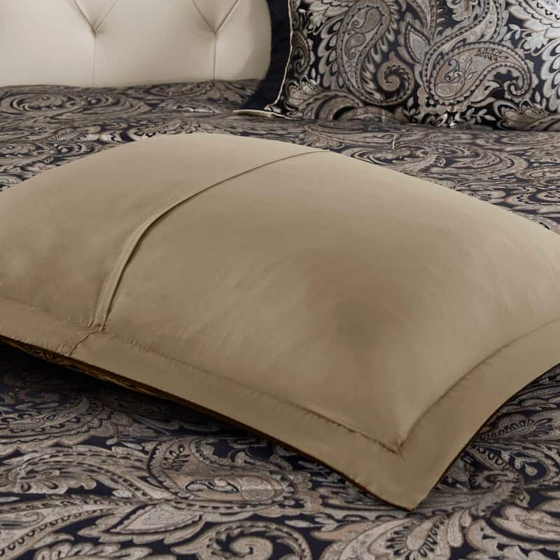 Madison Park Wellington 12 Piece Comforter Set with Cotton Bed Sheets