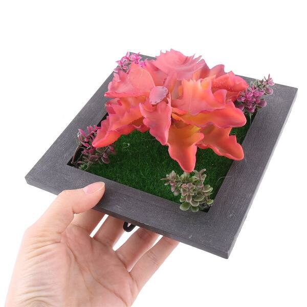 Shop Living Room Plastic Wall Hanging Artificial Succulent Plant