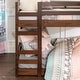 preview thumbnail 4 of 26, Walker Edison Browning Solid Wood Twin Size Low Bunk Bed