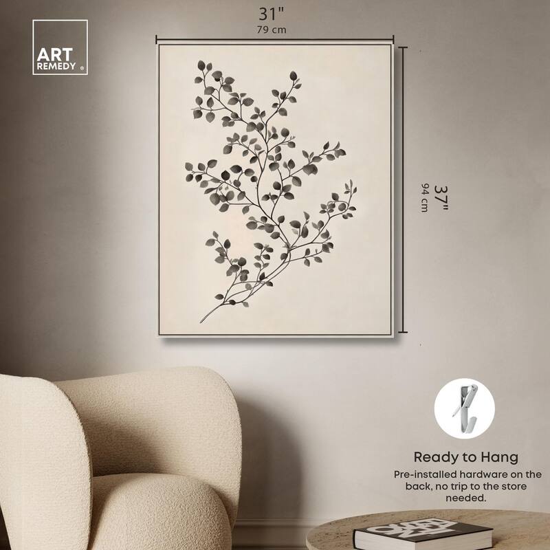 Bilberry Branch II Canvas by Art Remedy