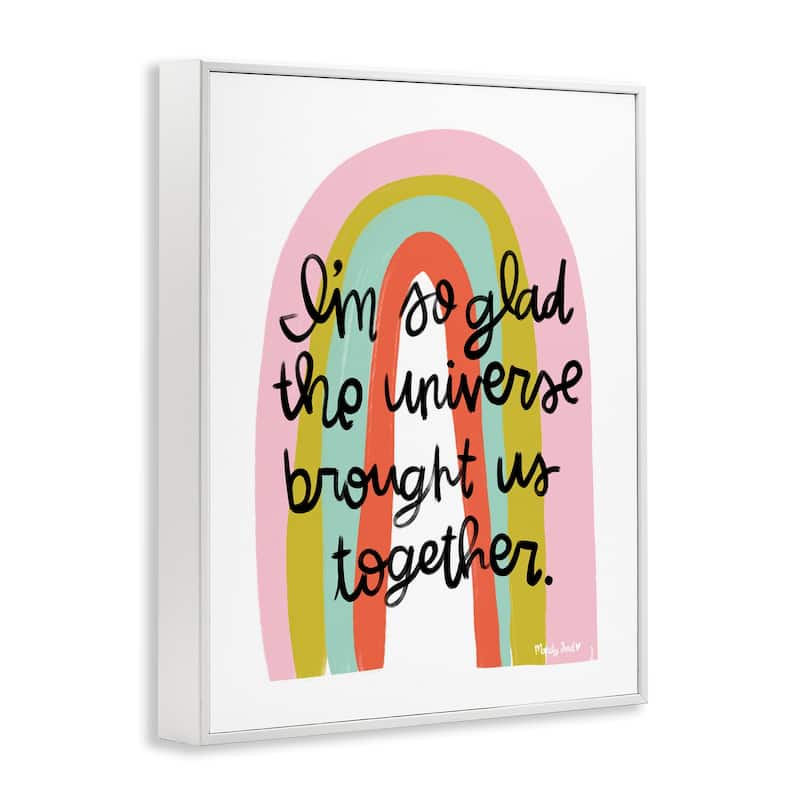 Stupell Universe Brought Us Together Framed Giclee Art Design By Mandy Ford Art + Illustration