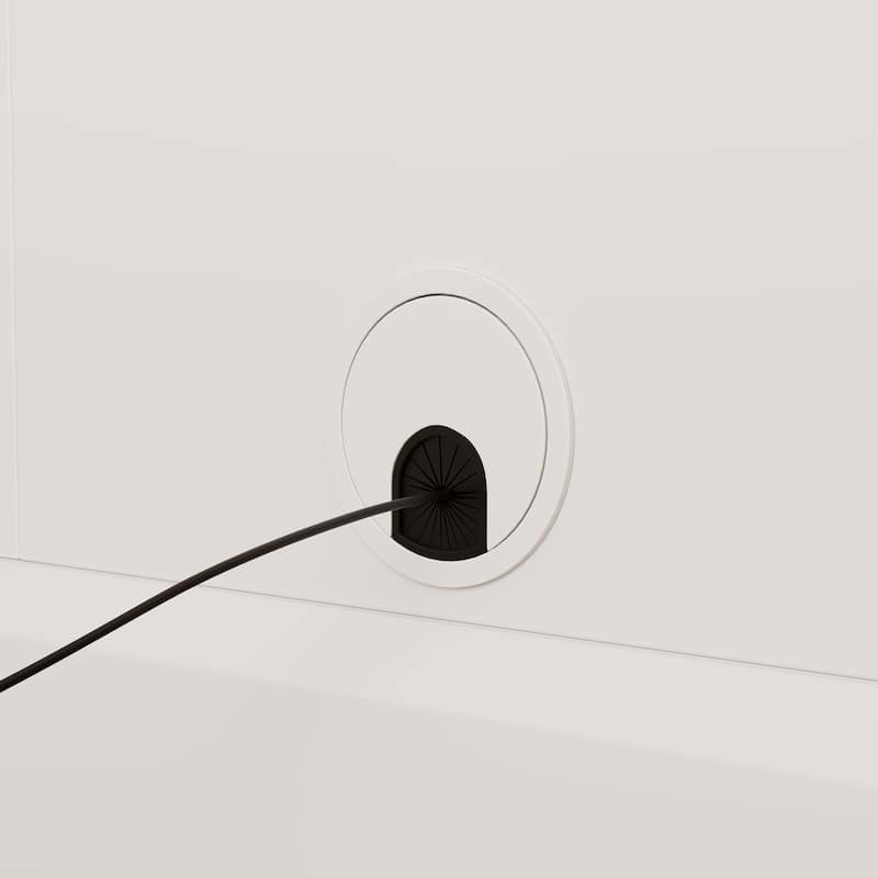 Electric Lift TV Cabinet with Remote Control Fits 50 Inch TVs Modern Media Console