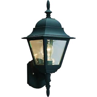 Volume Lighting 1-Light Black Outdoor Wall Sconce