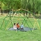 preview thumbnail 1 of 8, 13FT Geometric Dome Climber Play Center Green&Yellow