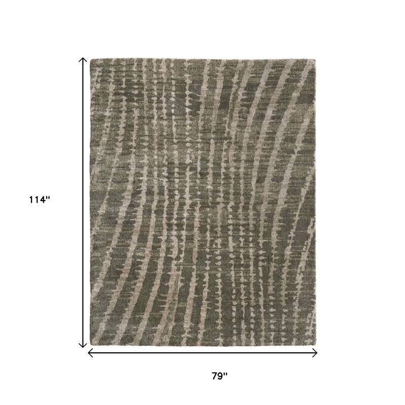 HomeRoots Abstract Industrial Rectangle Area Rug