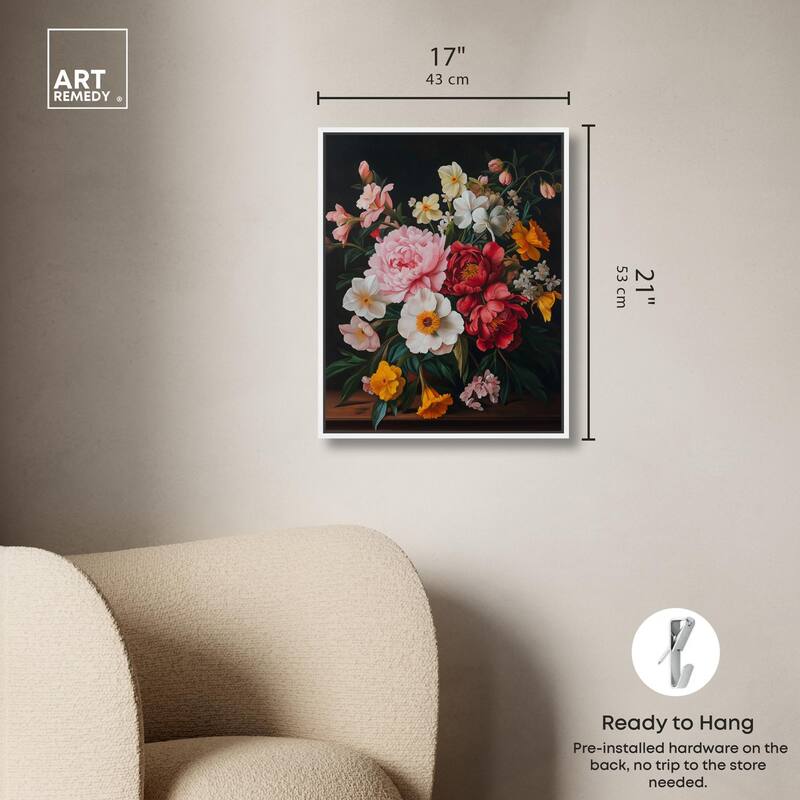 Violet Vignette II Canvas by Art Remedy