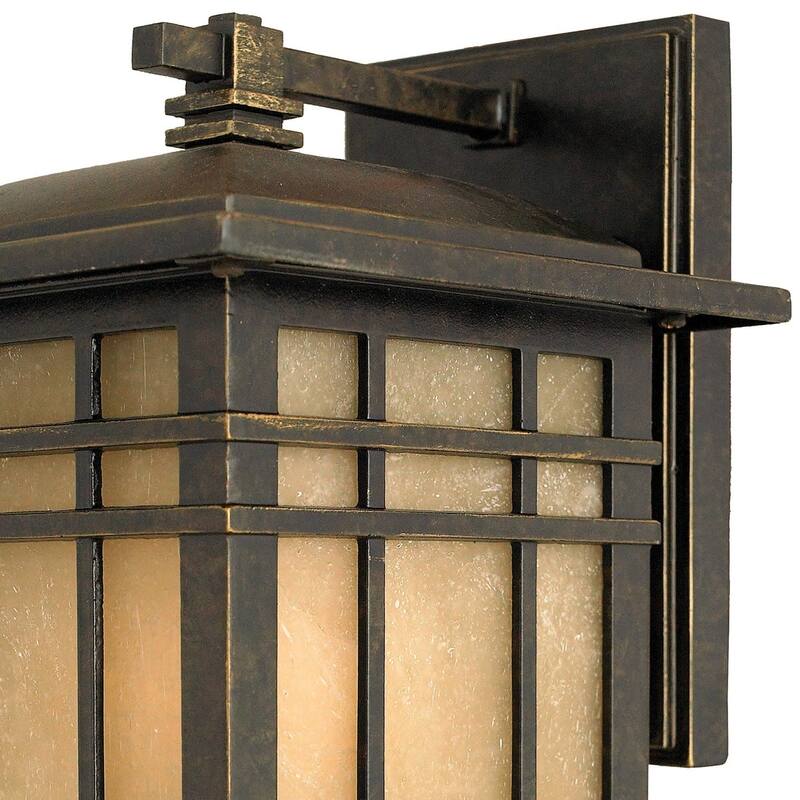 Roseto Hickory 1 Light 10" Tall Outdoor Wall Sconce with Opaque Linen