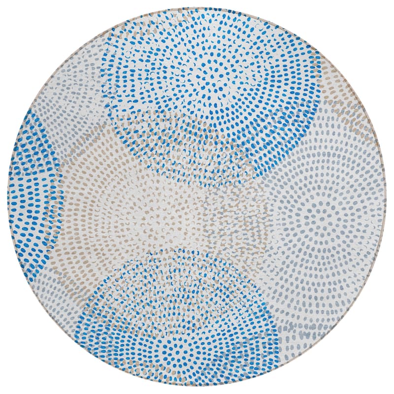 Machine Washable Indoor/ Outdoor Chantille Contemporary Rug