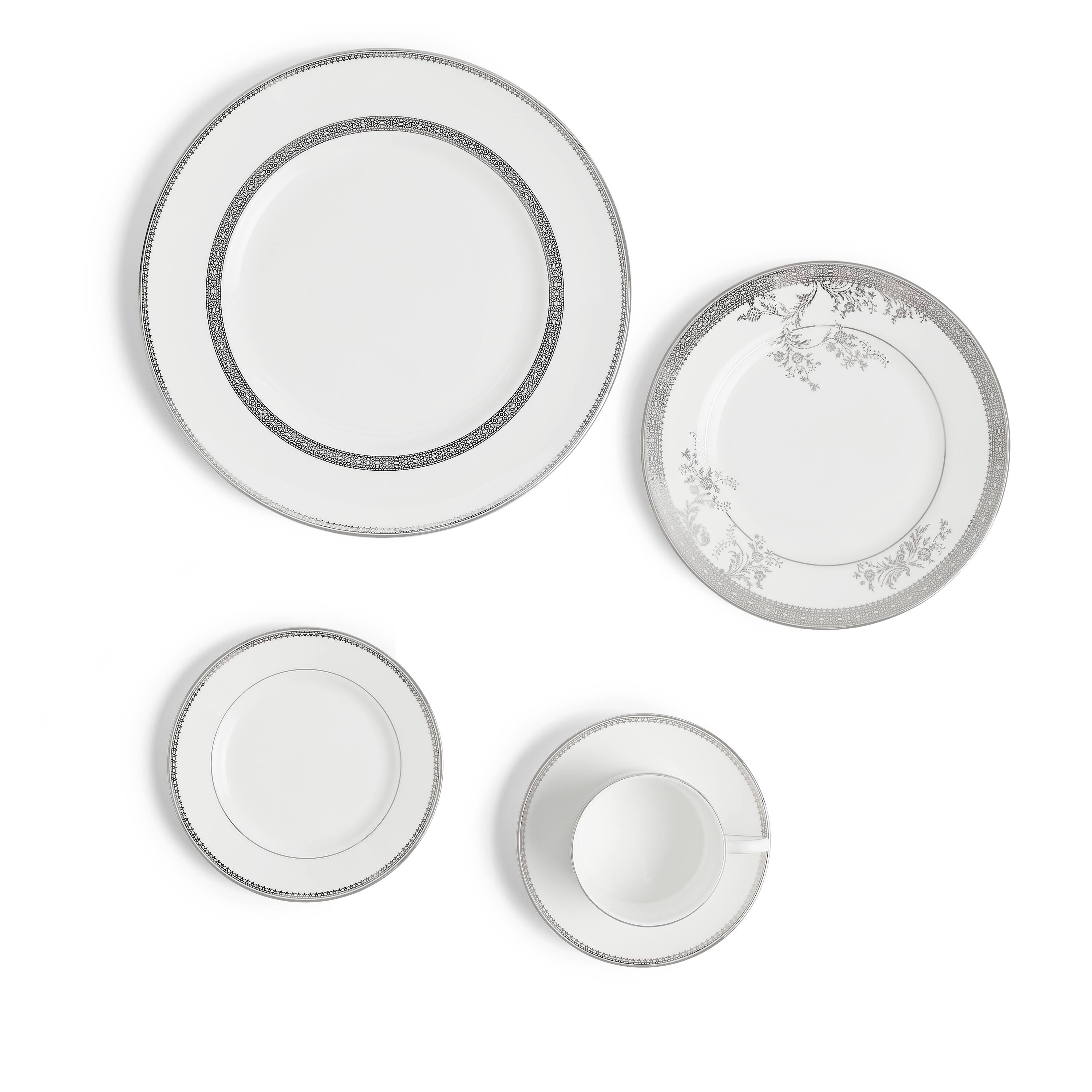 Vera Wang Lace Dinnerware Set, 10 Pieces Bed Bath & Beyond 38883299