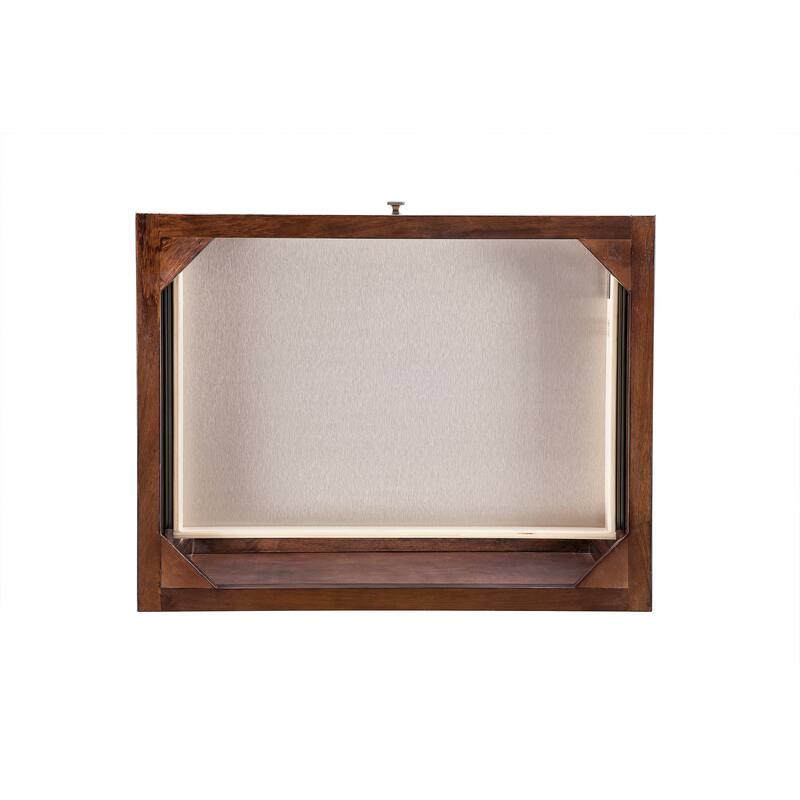 Athens 30" Countertop Unit (makeup counter), Mid-Century Acacia - 30 x 15 x 33.3