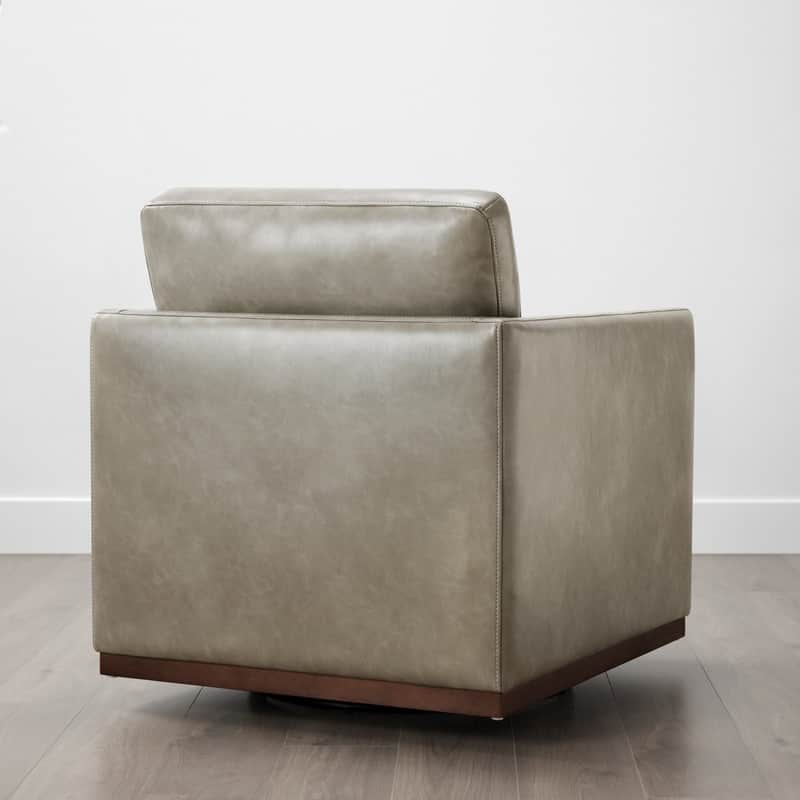 Spruce & Spring Shane Modern Swivel Accent Arm Chair