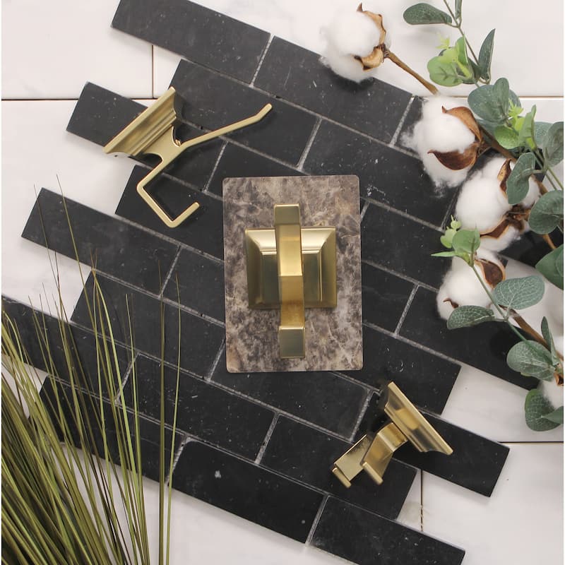 Kingston Brass Monarch 3-Piece Bathroom Robe Hook/Towel Hook