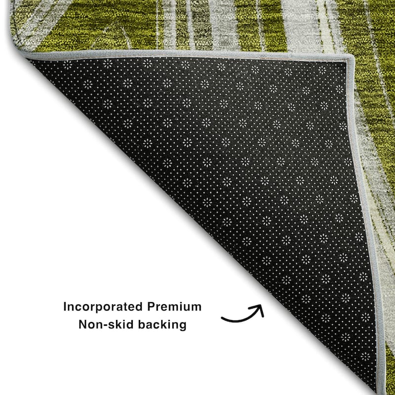 Premium Washable Super Soft Modern Waves Mayfield Rug