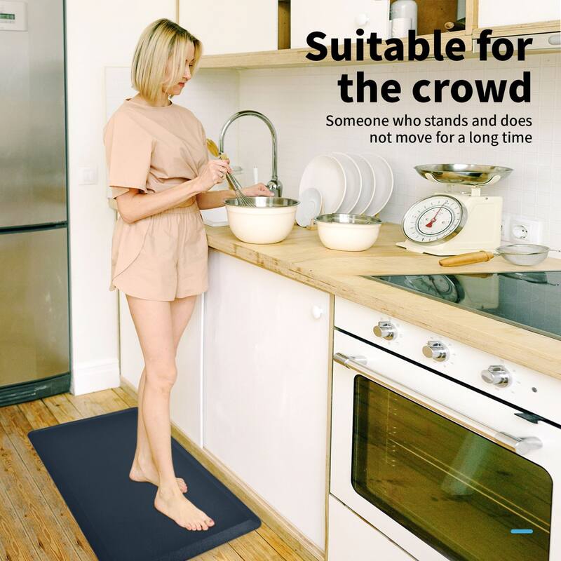 Premium Anti-Fatigue Comfort Mat, Thick, Non-Slip & All-Purpose Comfort - for Kitchen, Office Standing Desk