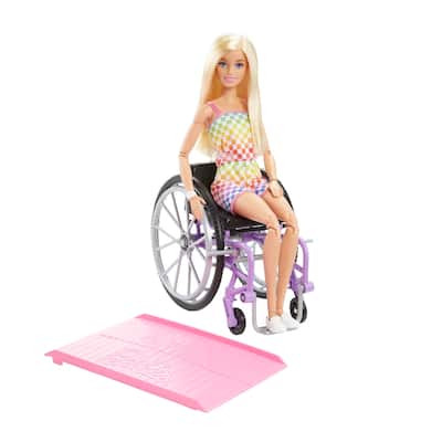 Barbie Fashionistas Doll With Wheelchair, Blonde Hair