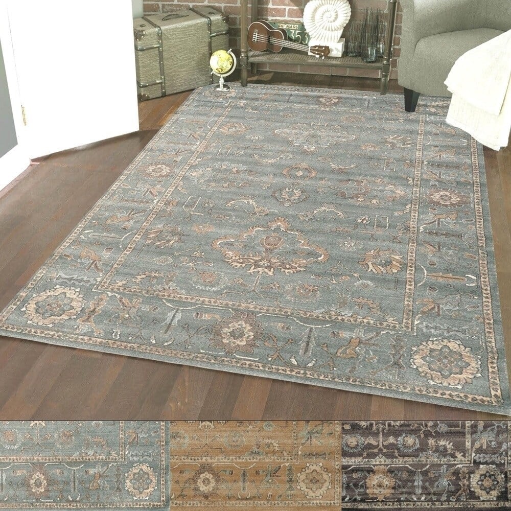 Admire Home Living Corina Traditional Oriental Vintage Area Rug