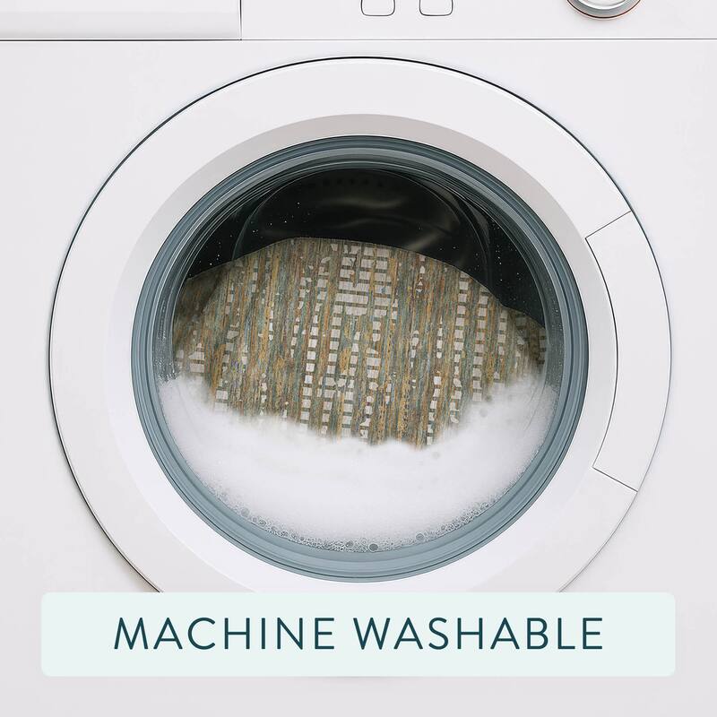 Machine Washable Indoor/ Outdoor Casual Keystone Chantille Rug