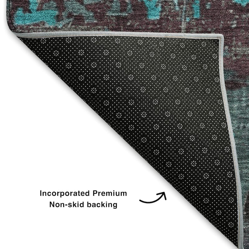 Premium Washable Super Soft Abstract Chic Mayfield Rug