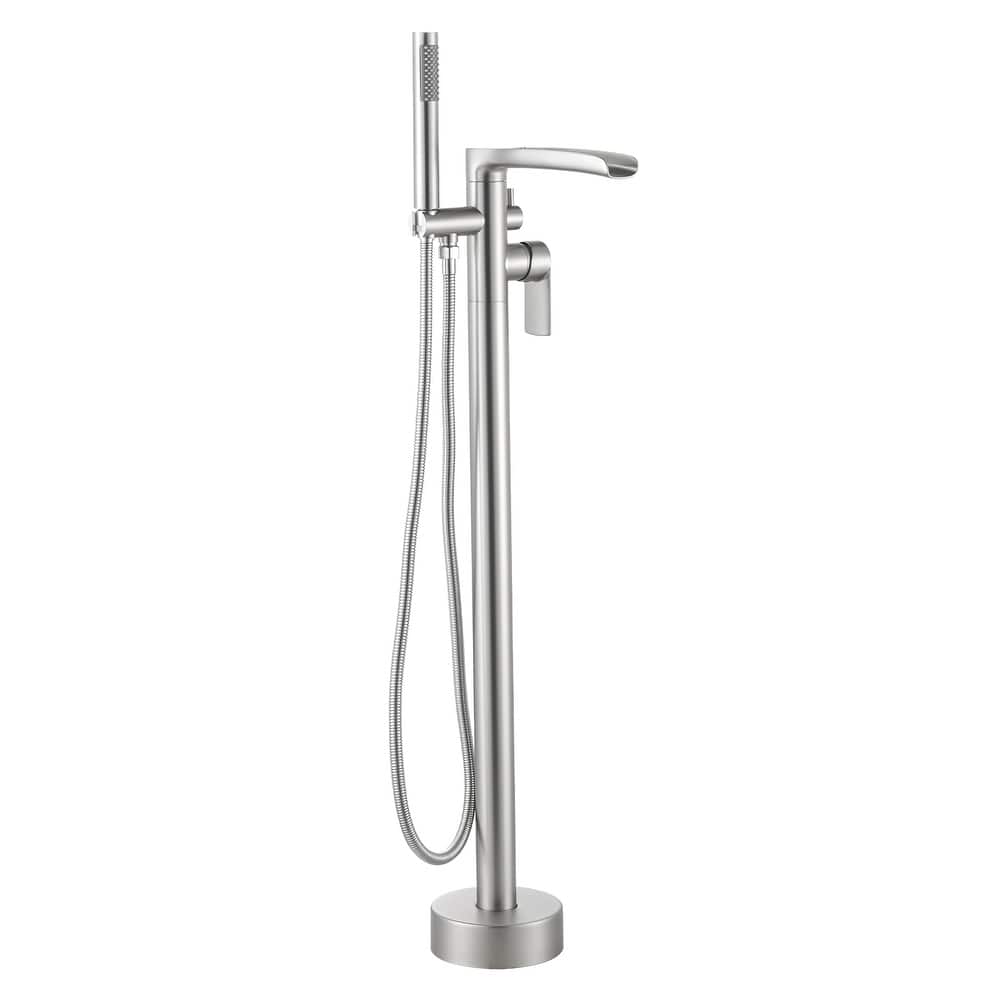 WOWOW Single Handle Freestanding Tub Faucet with Hand Shower