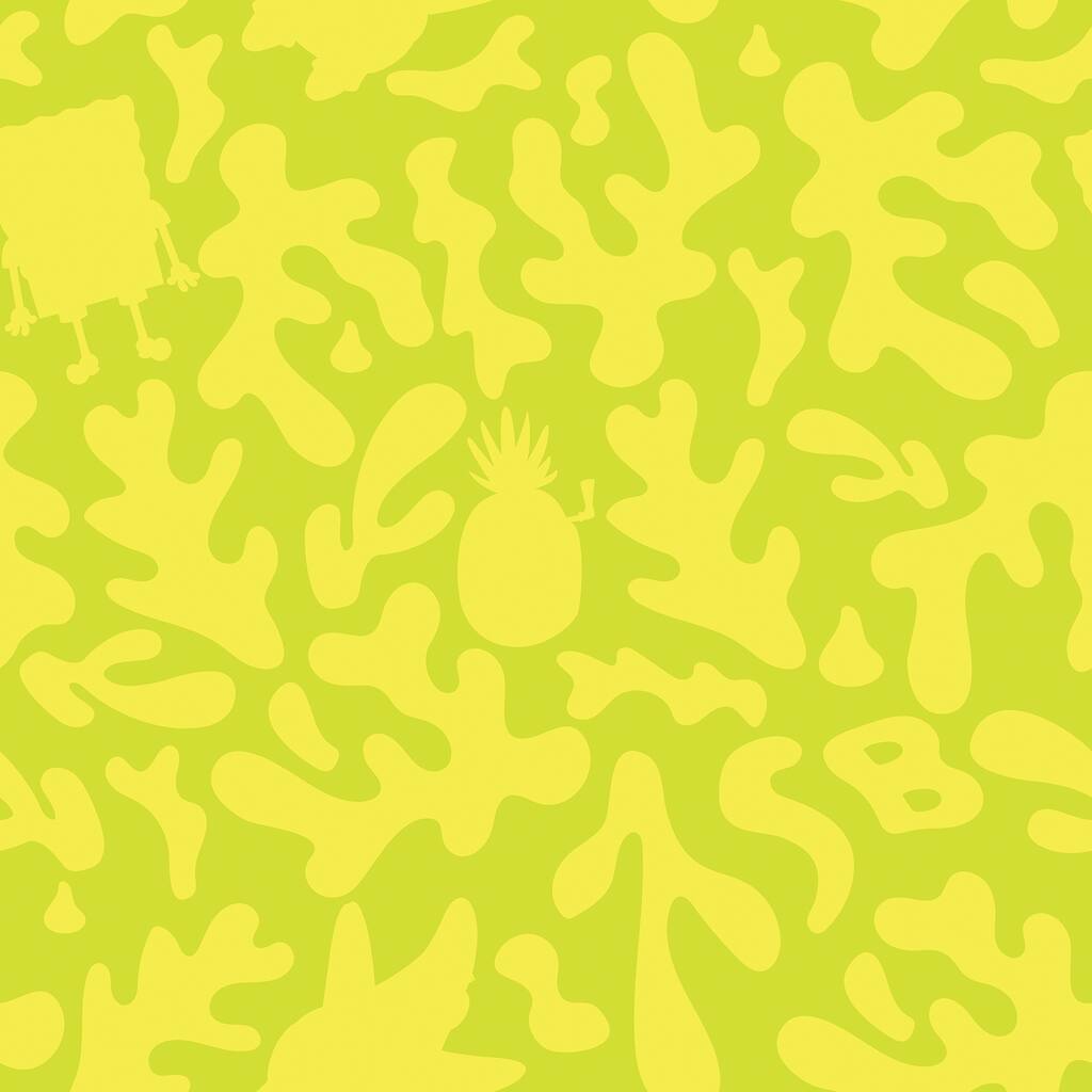 RoomMates SpongeBob SquarePants Underwater Yellow Peel and Stick Wallpaper - N/A
