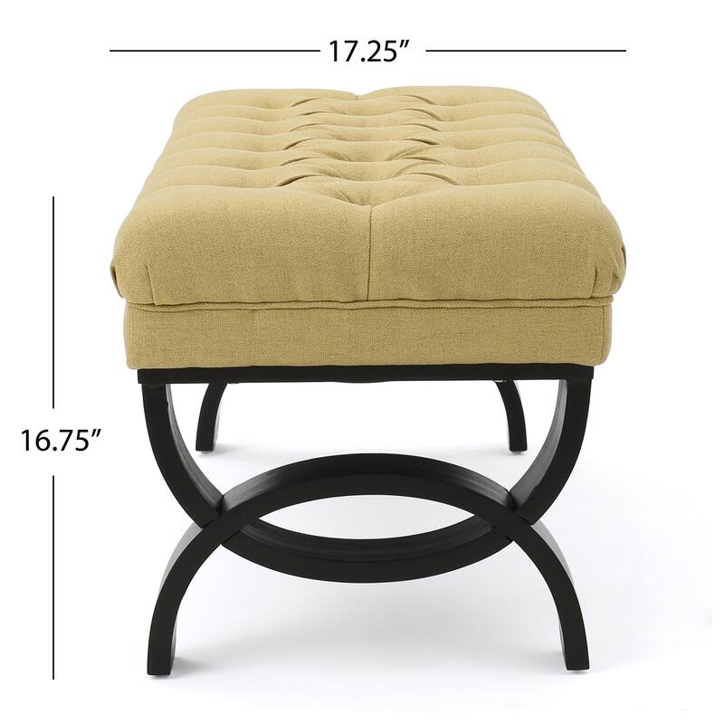 Hilton Ottoman - Yellow