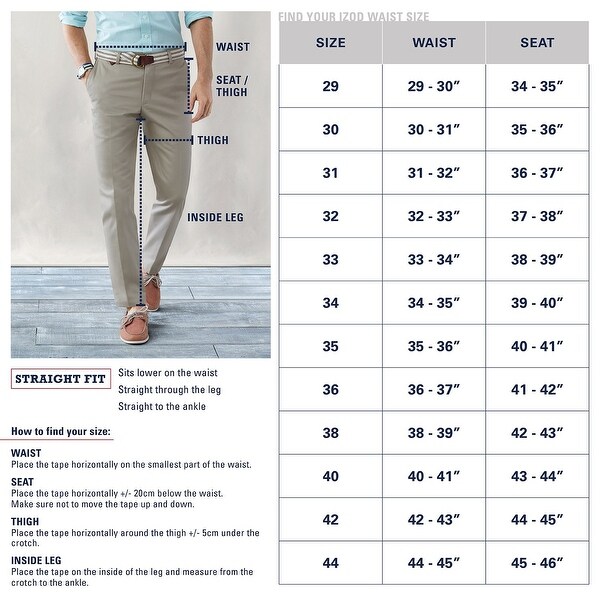 34l pants size