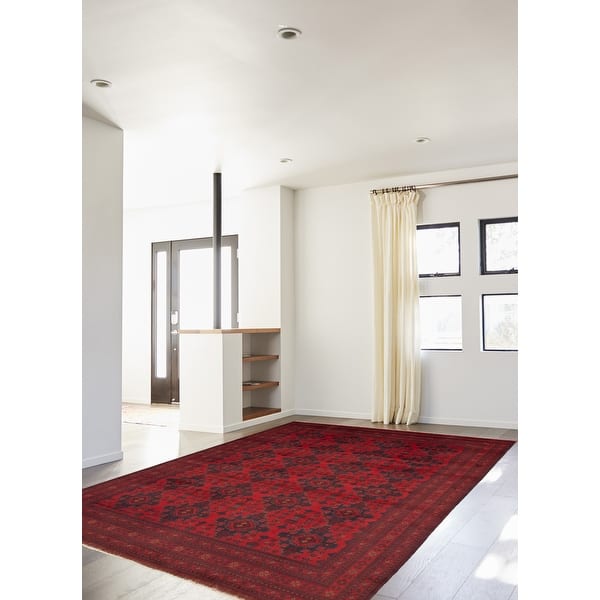 Finest Khal Mohammadi Bordered Red Rug 9'9 x 12'8 Bedroom eCarpet Gallery Large Area Rug for Living Room 363544 Hand-Knotted Wool Rug Finest Khal Mohammadi Bordered Red Rug 9'9 x 12'8 Bedroom eCarpet Gallery Large Area Rug for Living Room 363544 Hand-Knotted Wool Rug