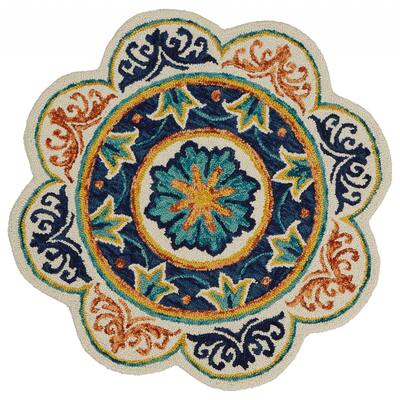 Contemporary Artistic Design Round Rug