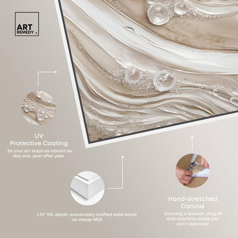 Chromatic Concretions I Canvas by Art Remedy