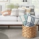 preview thumbnail 1 of 41, Mina Victory Outdoor Pillows Criss Cross Braids 14"X20" Indoor/Outdoor Throw Pillow